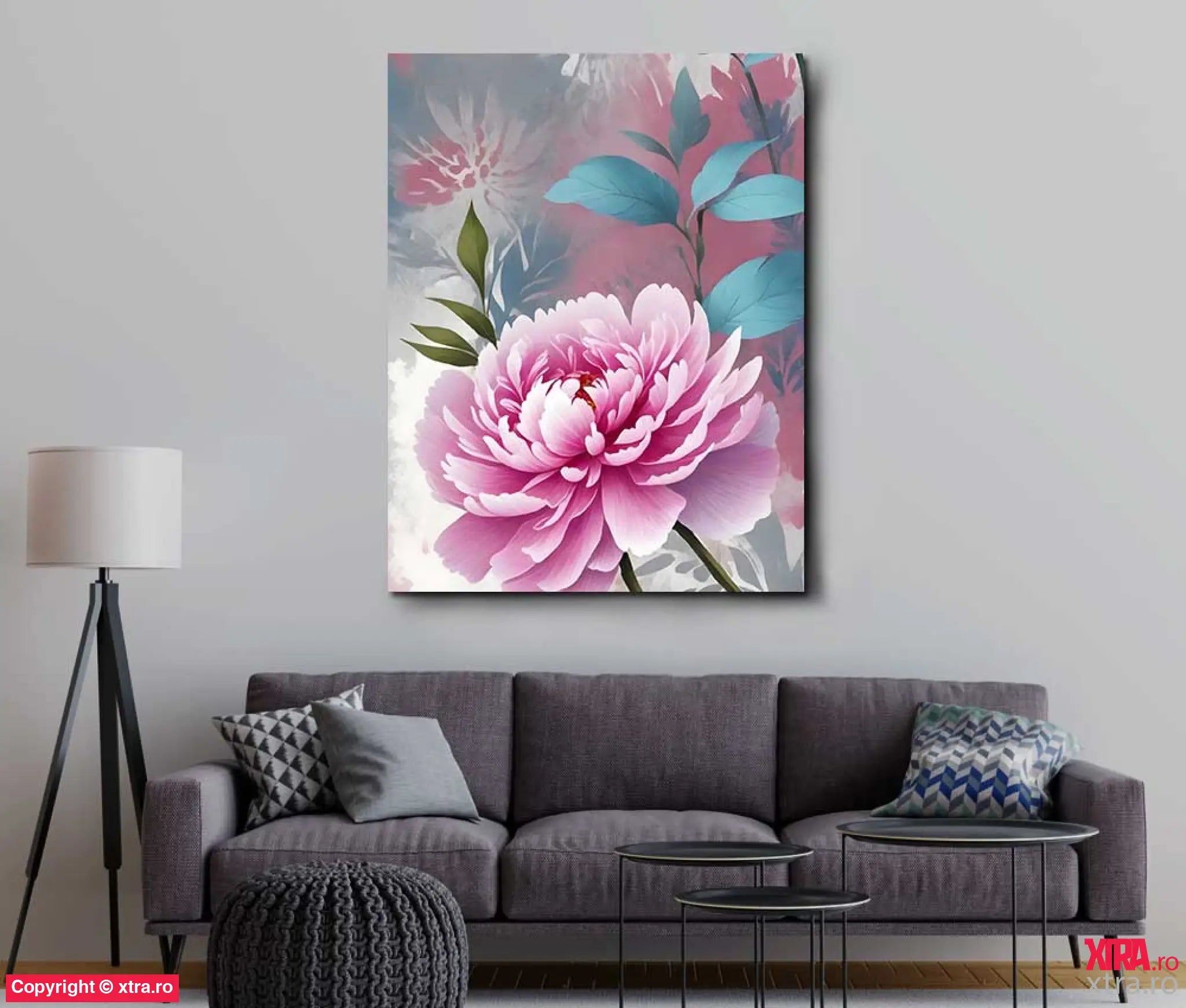 Peony Wall 3 - Artx Canvas