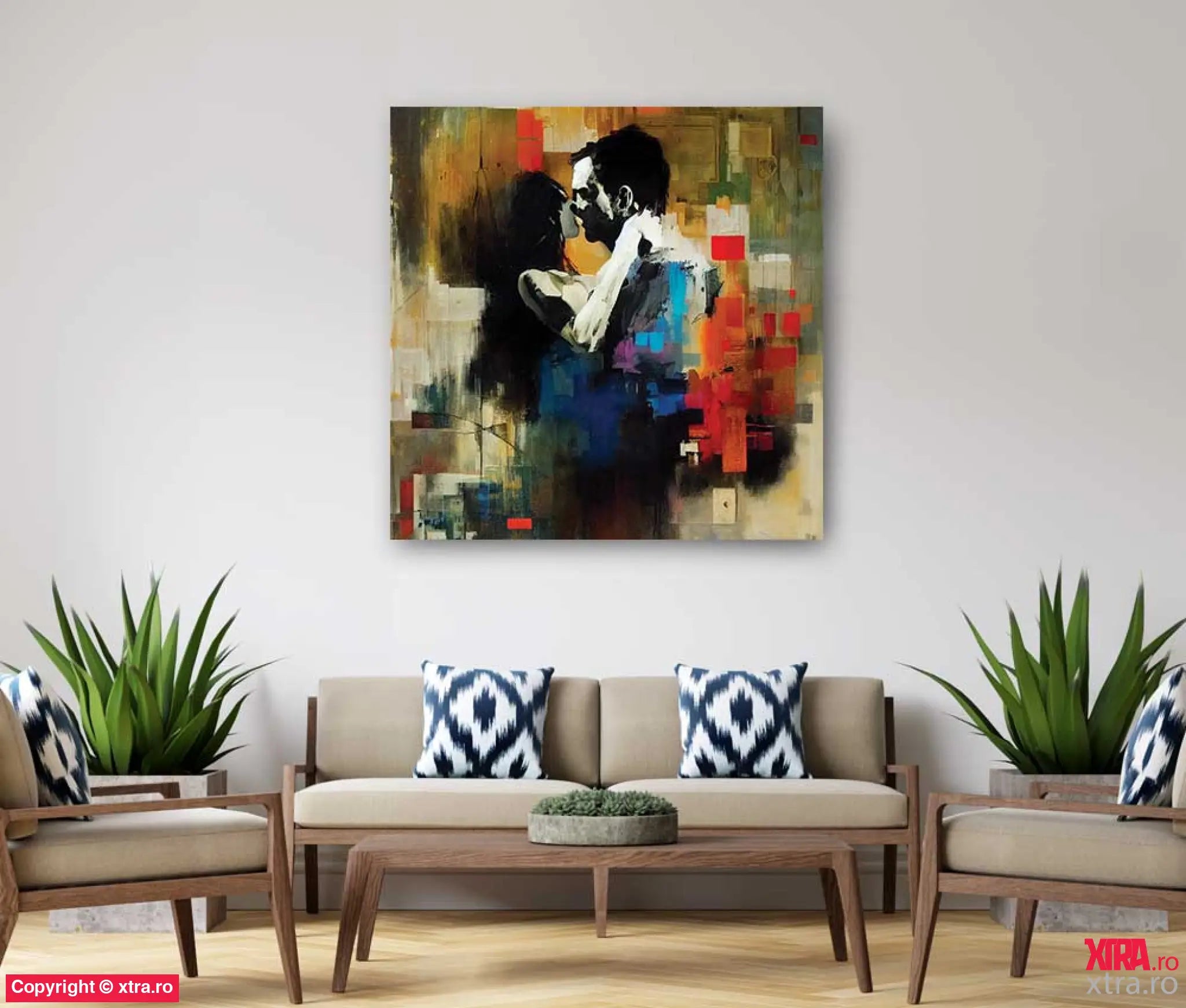 Portrait Of Lovers 4 - Artx Canvas