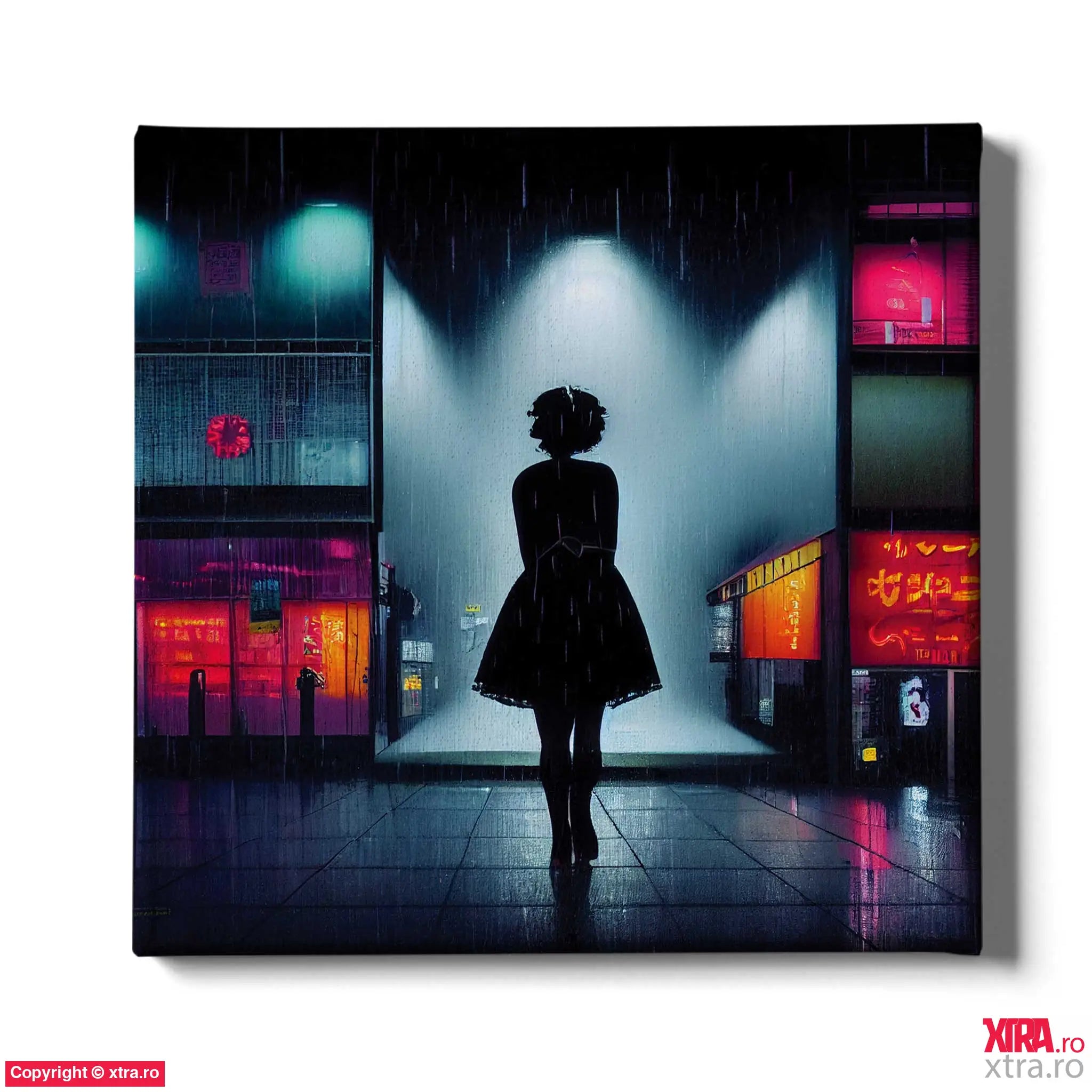 Rain In Tokyo 5 - Artx Canvas