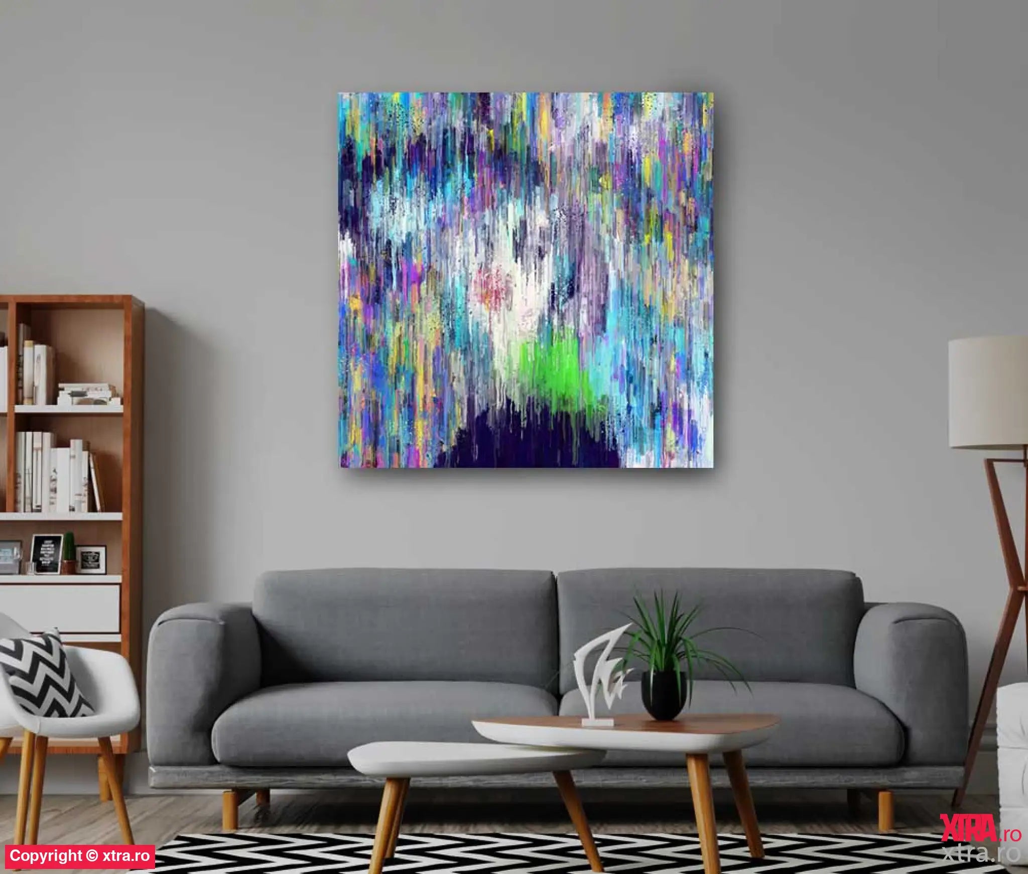 Rainbow Rain - Artx Canvas