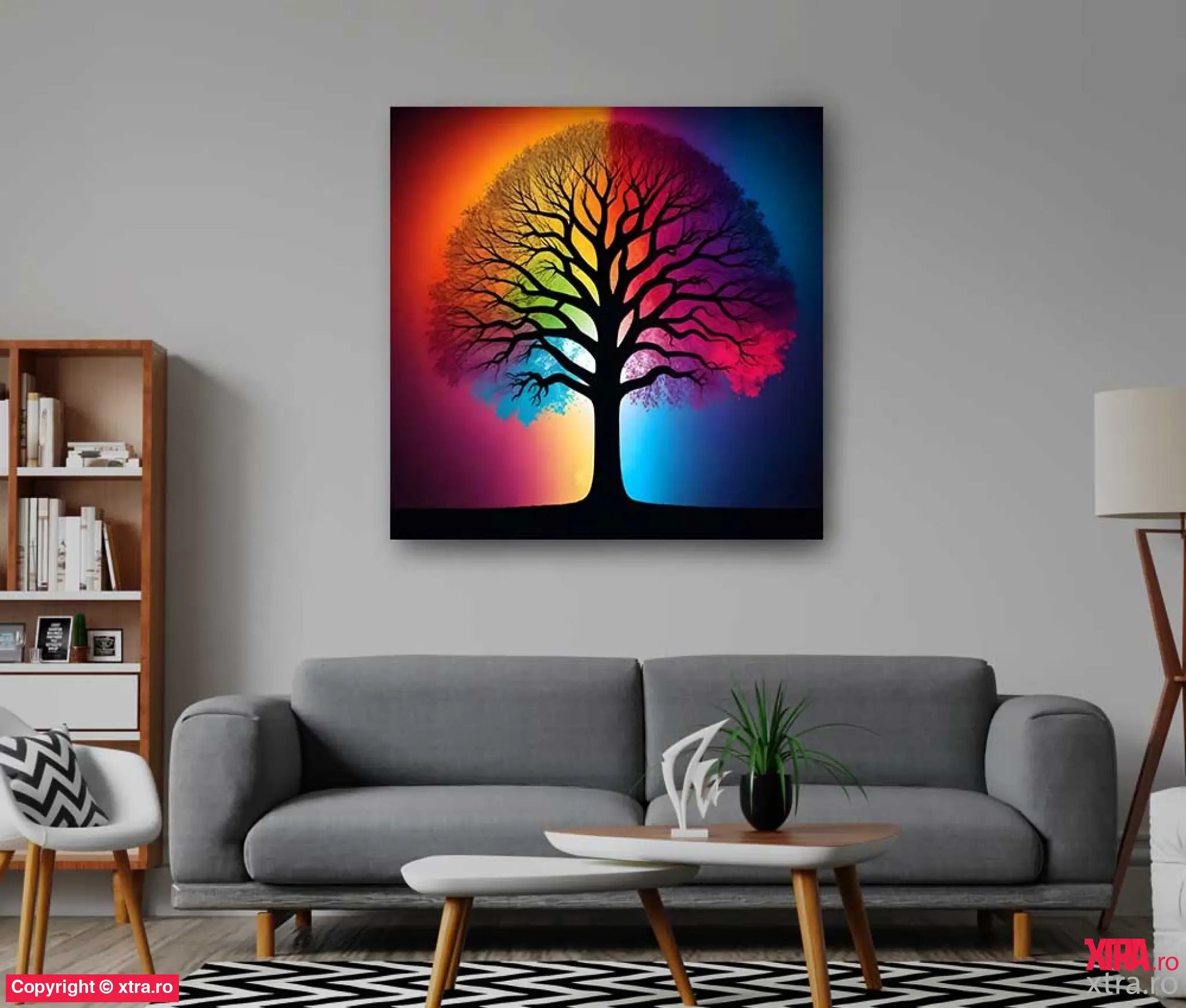 Rainbow Tree - Artx Canvas