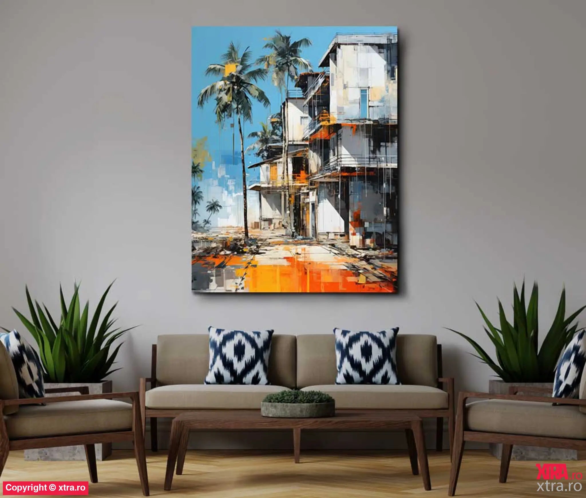 Rio De Janeiro Palm - Artx Canvas