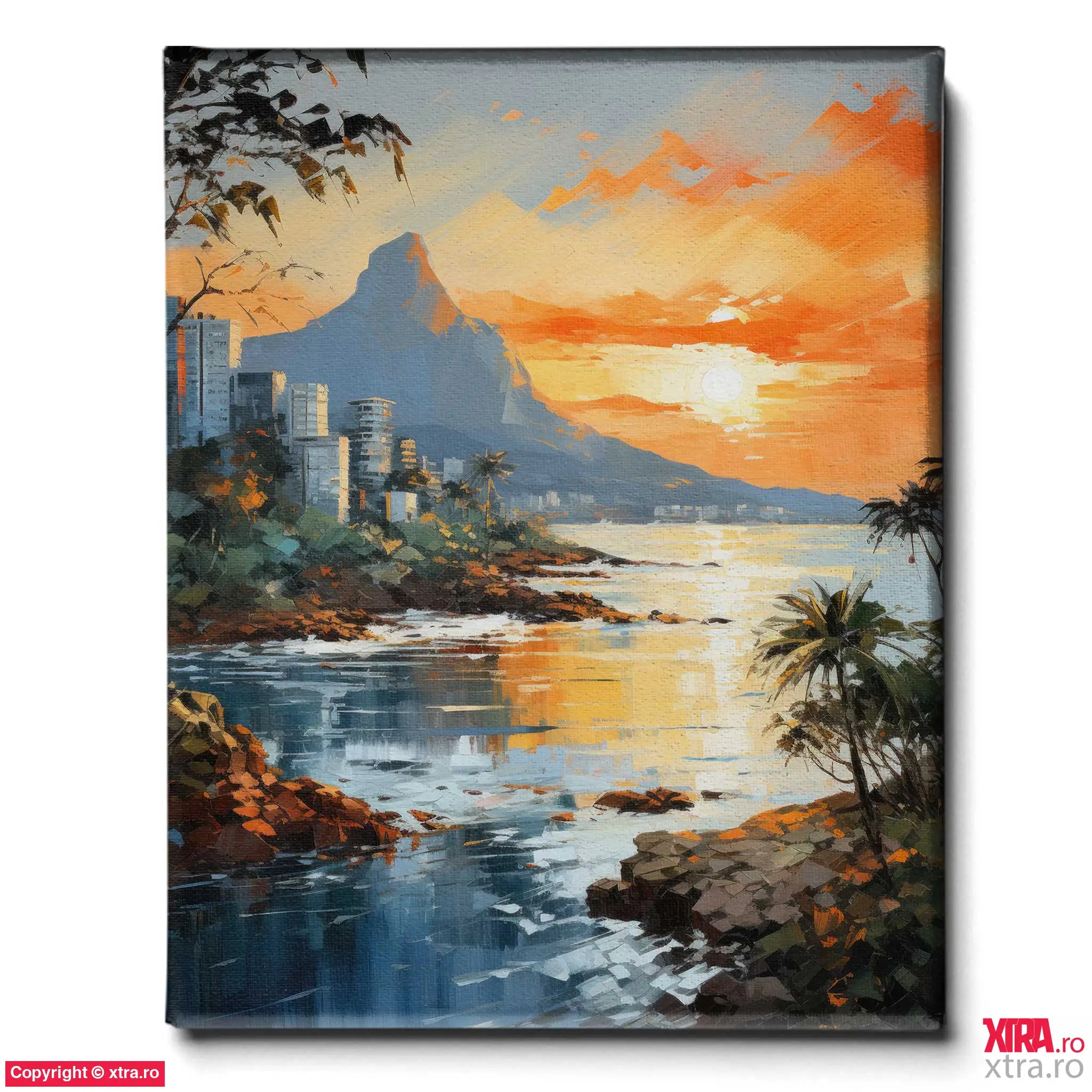 Rio De Janeiro Peak - Artx Canvas