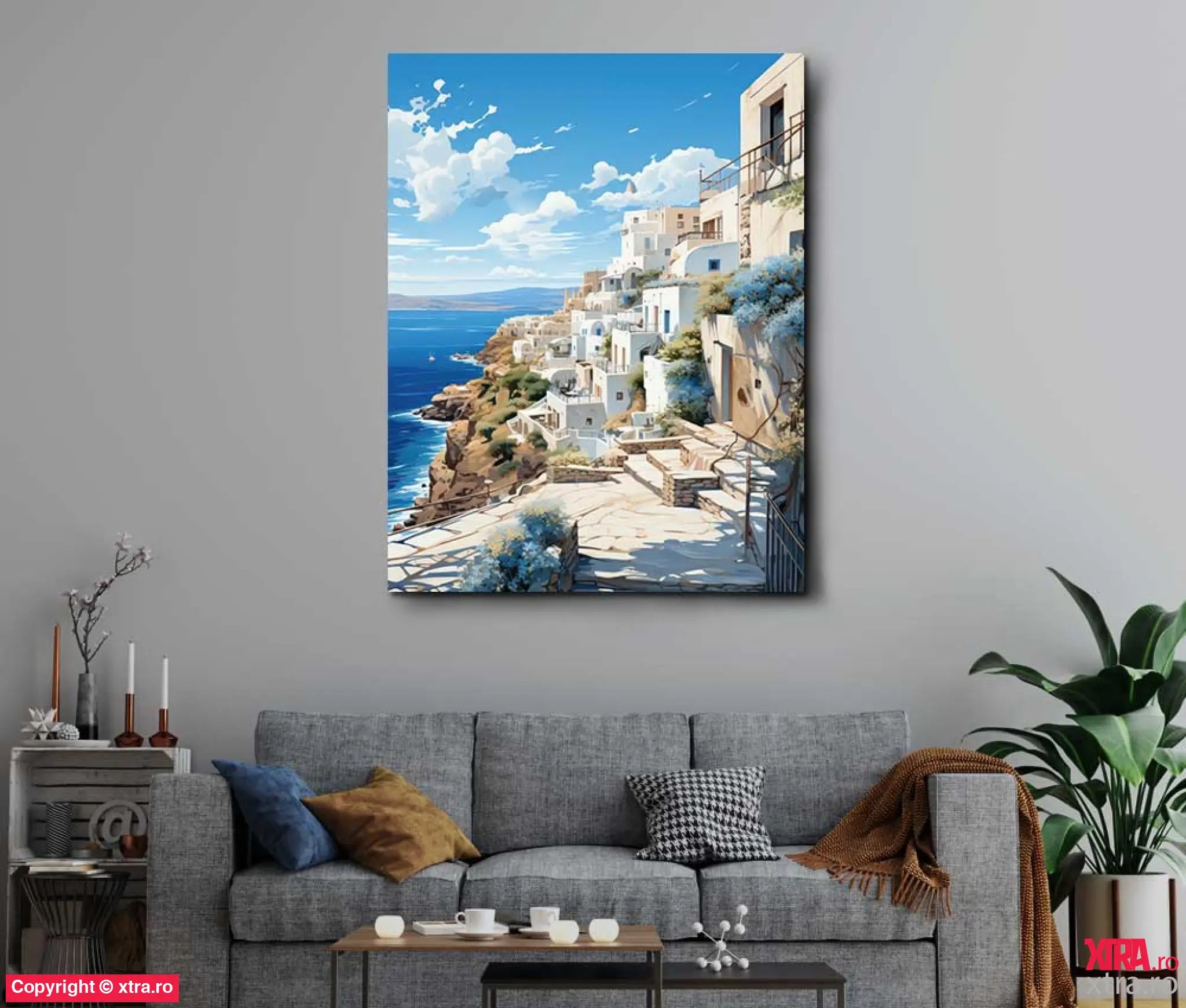 Santorini Clash - Artx Canvas