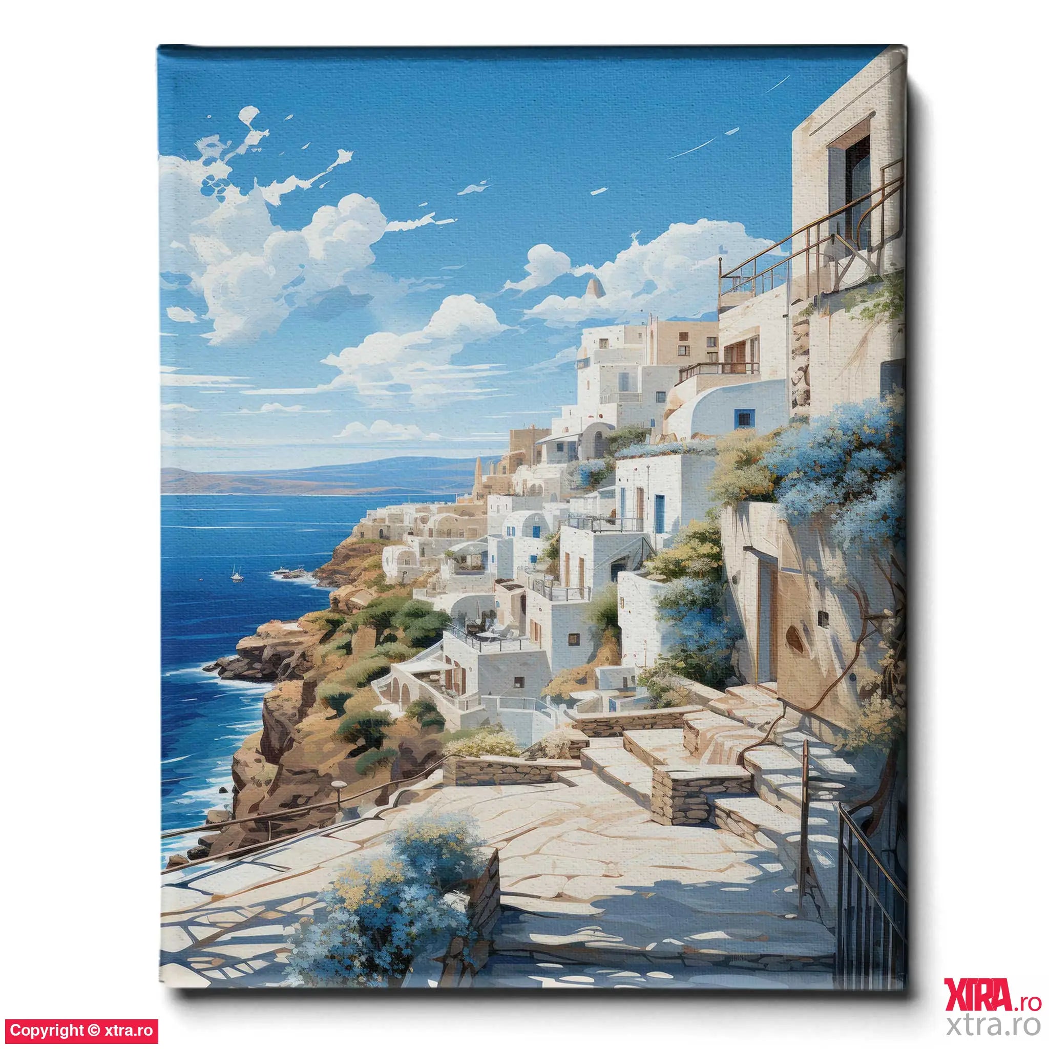 Santorini Clash - Artx Canvas