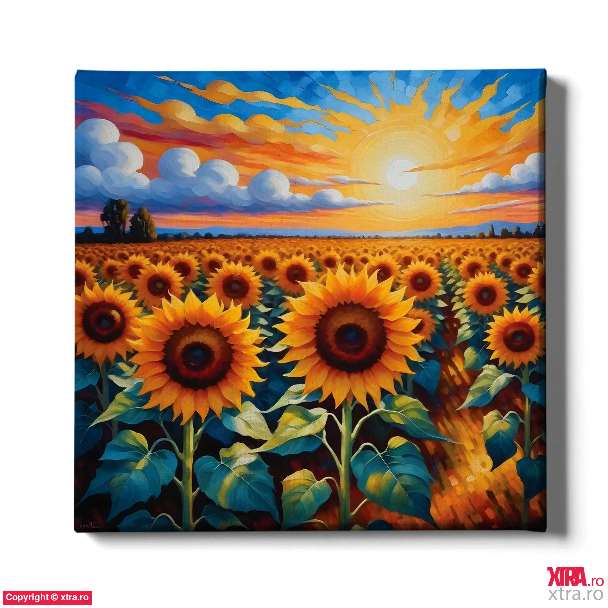 Sunflower Field 2 - Artx Canvas