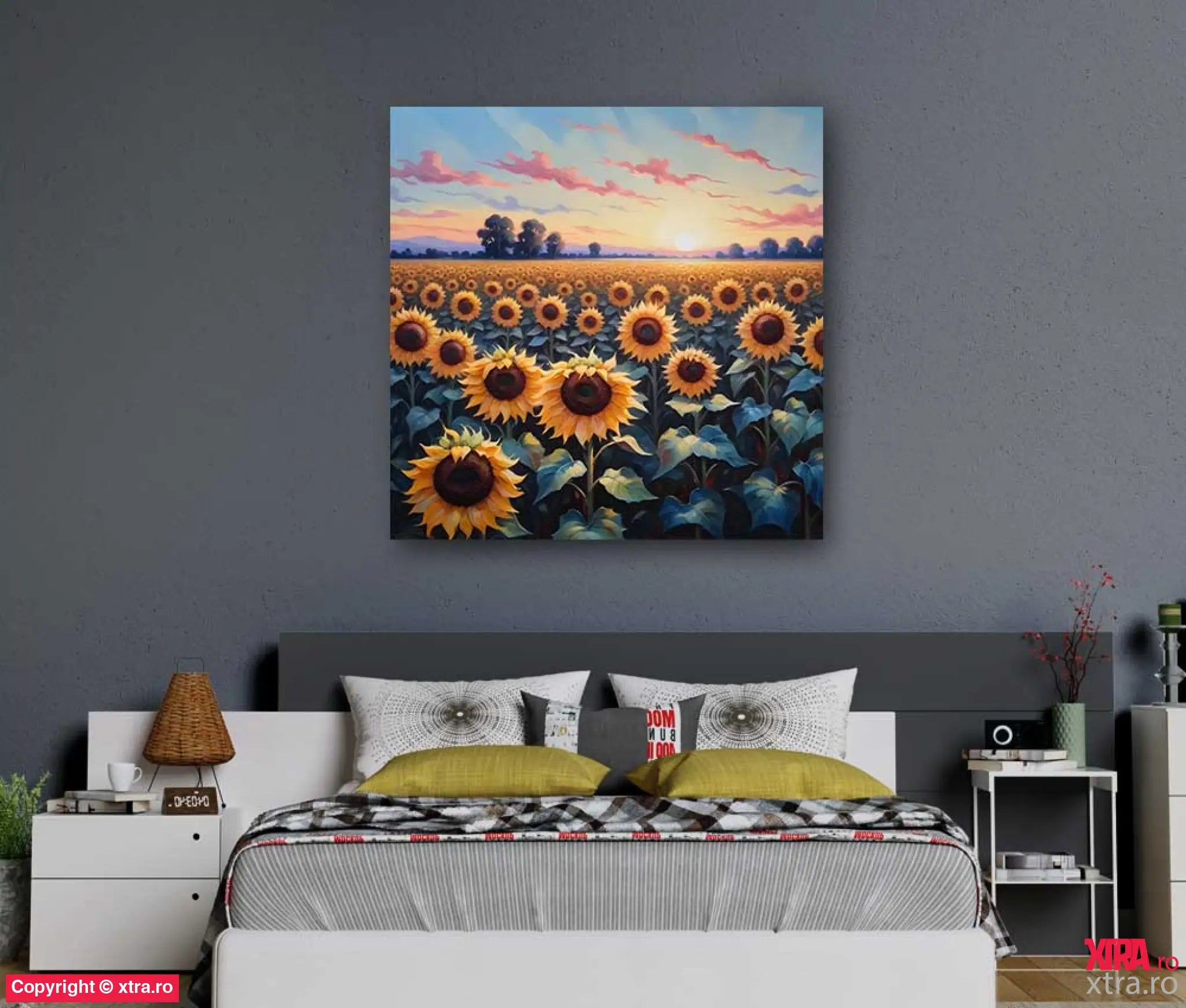 Sunflower Field 3 - Artx Canvas