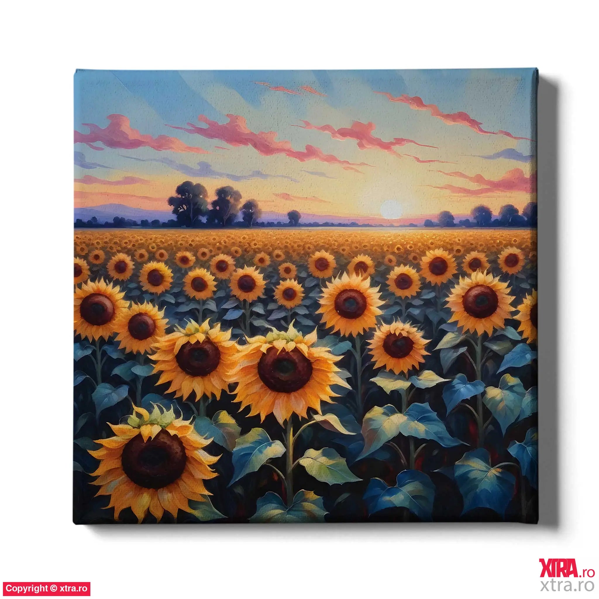 Sunflower Field 3 - Artx Canvas