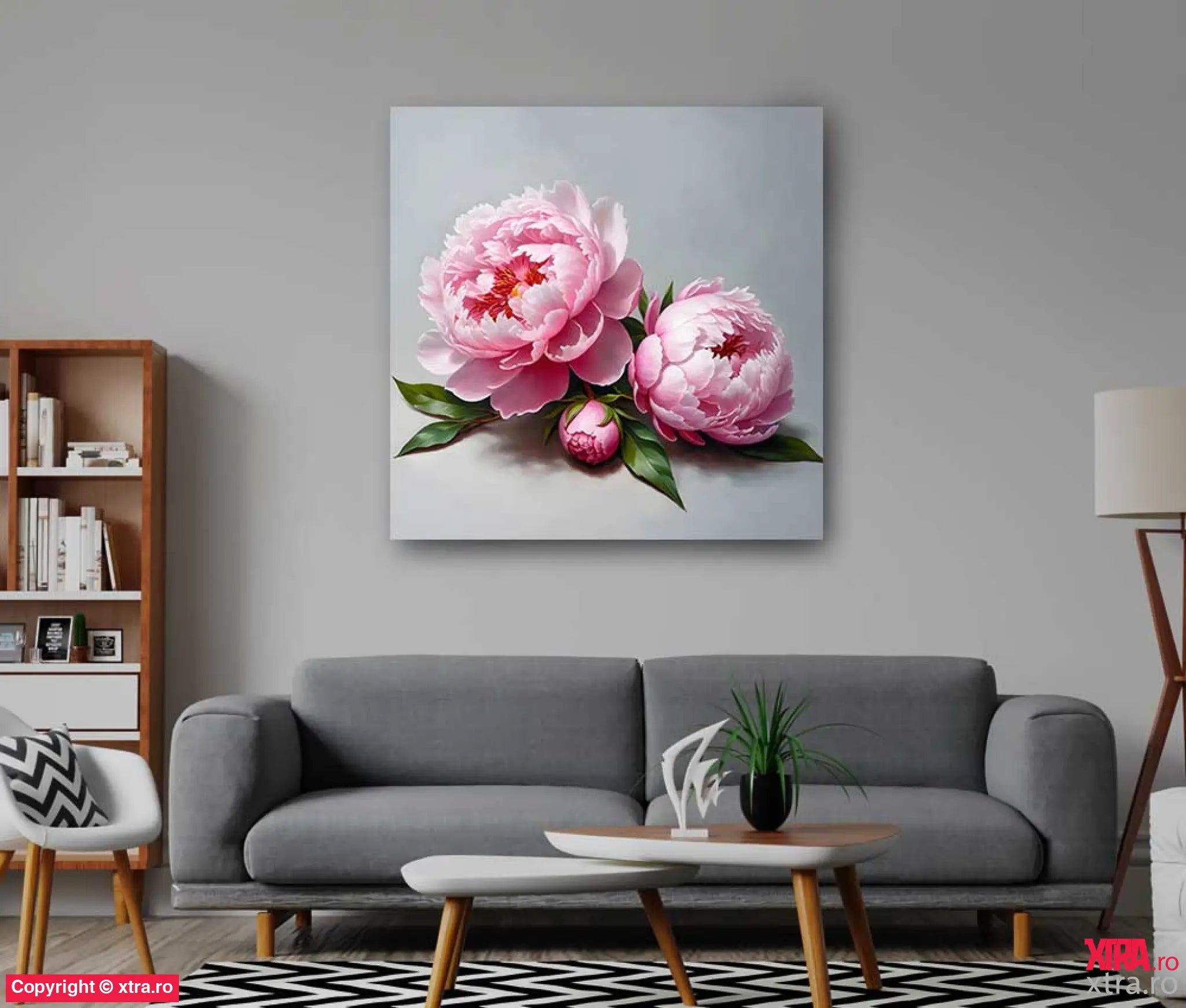 Three Peonies - Artx Canvas