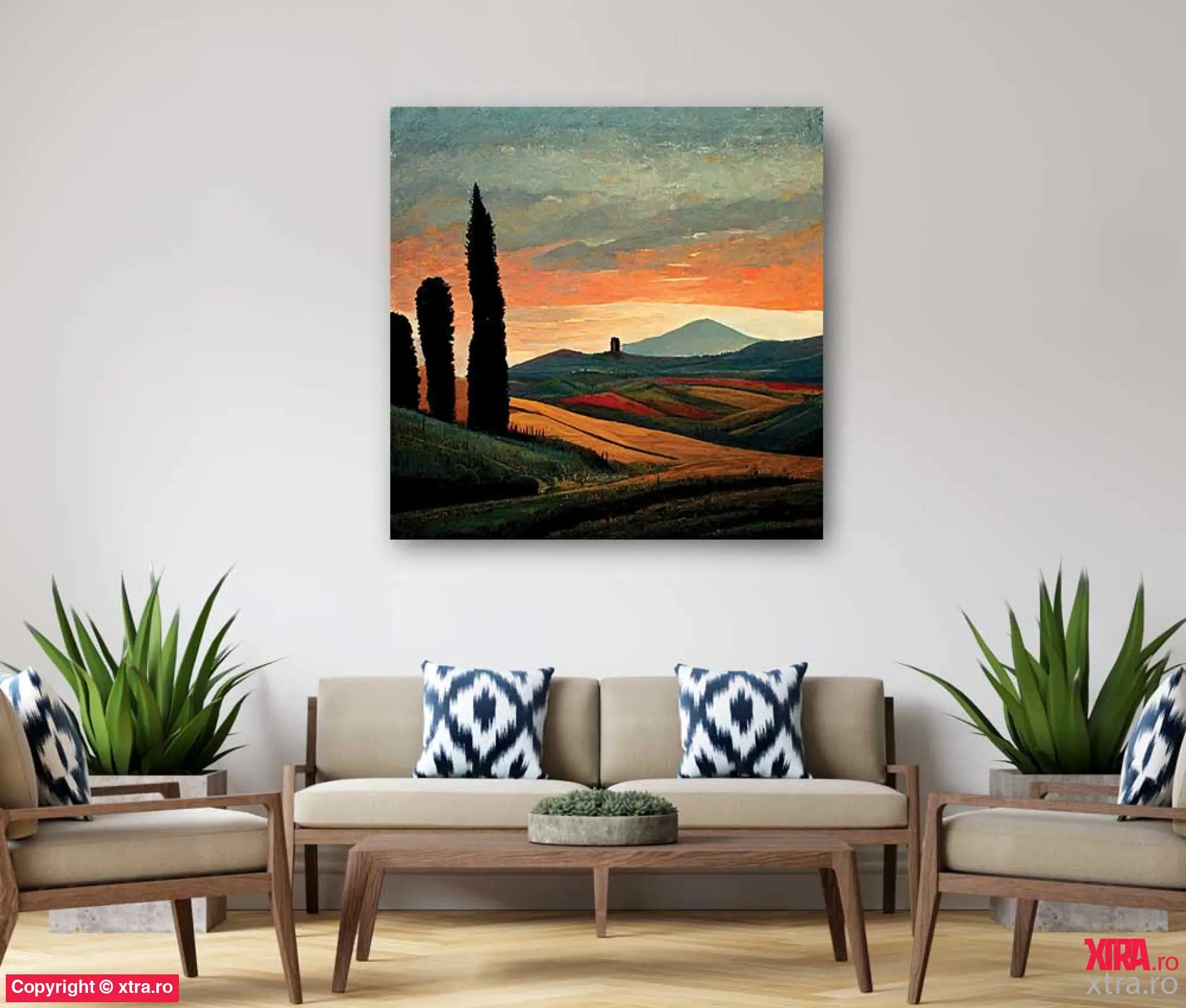 Tuscany Landscape 1 - Artx Canvas