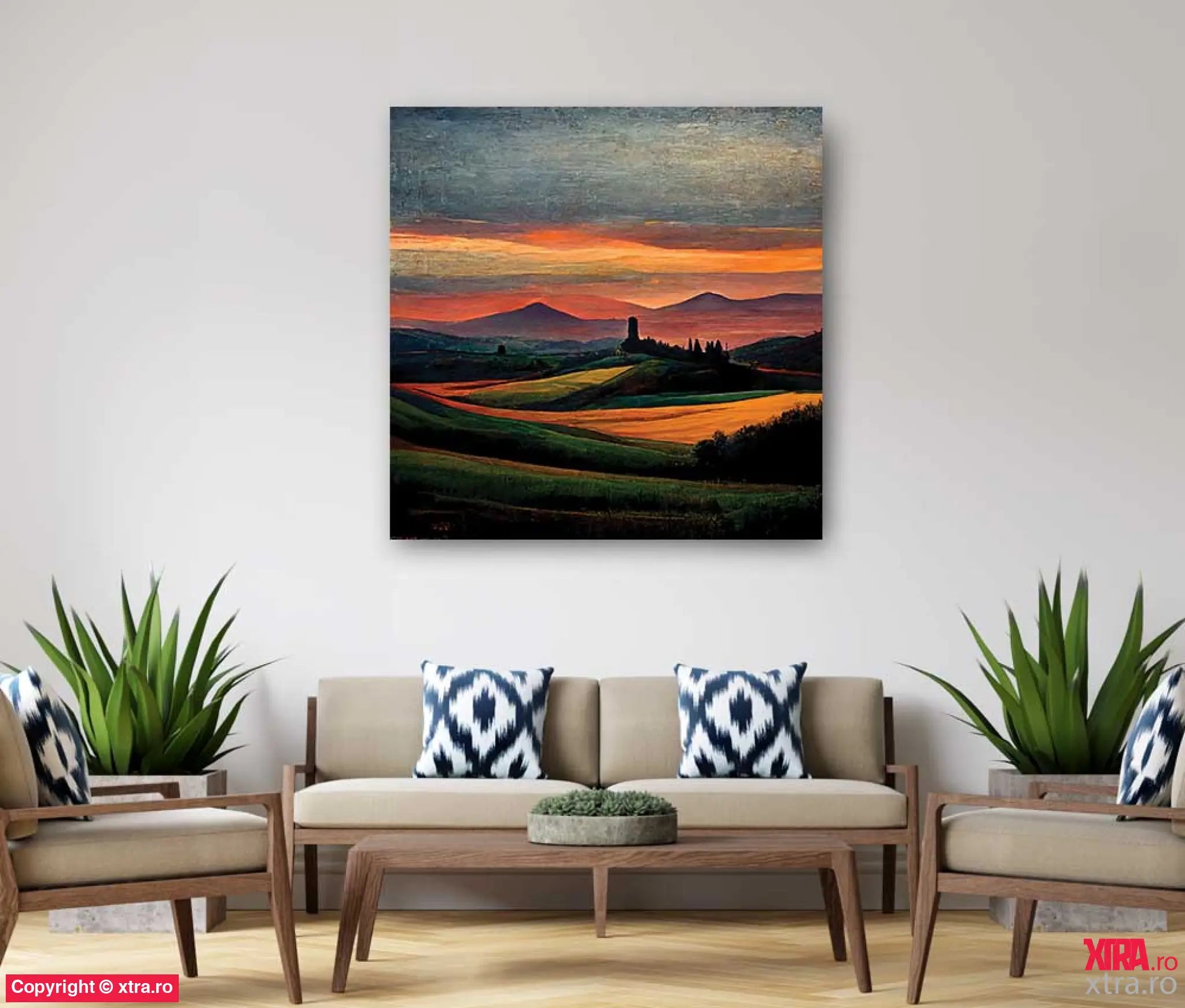 Tuscany Landscape 4 - Artx Canvas