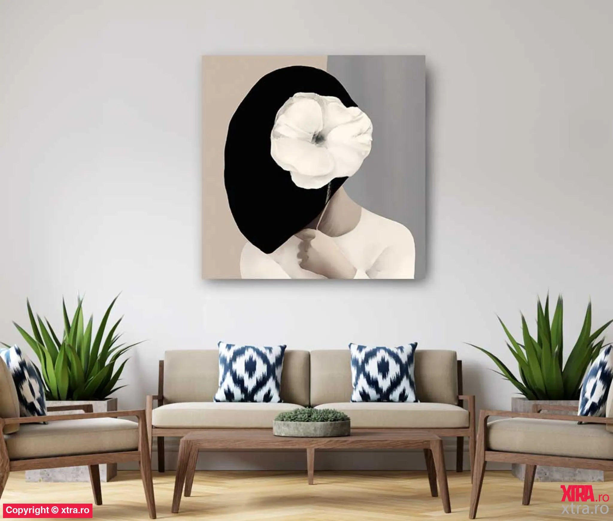 White Flower - Artx Canvas