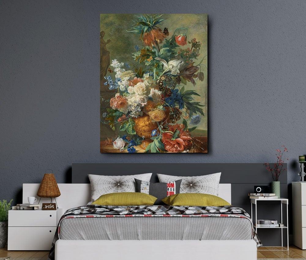 Jan van Huysum - Still Life with Flowers - www.xtraromania.com