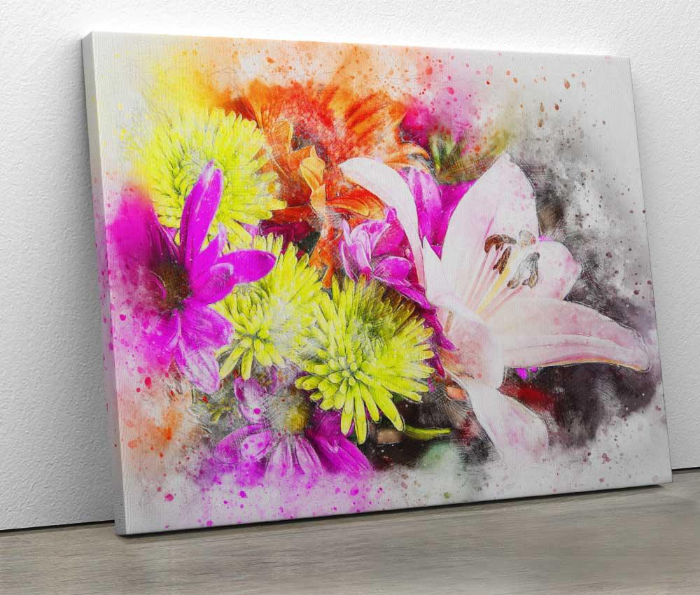 Tablou "Watercolor Bouquet" - www.xtraromania.com