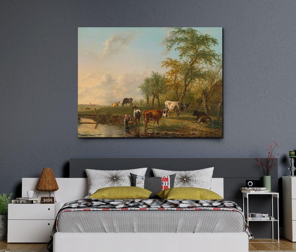 Adam Pijnacker - Landscape with Cattle - www.xtraromania.com