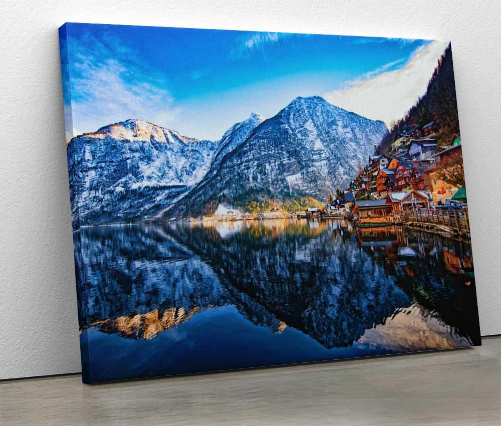 Tablou "Hallstatt Austria Winter" - www.xtraromania.com