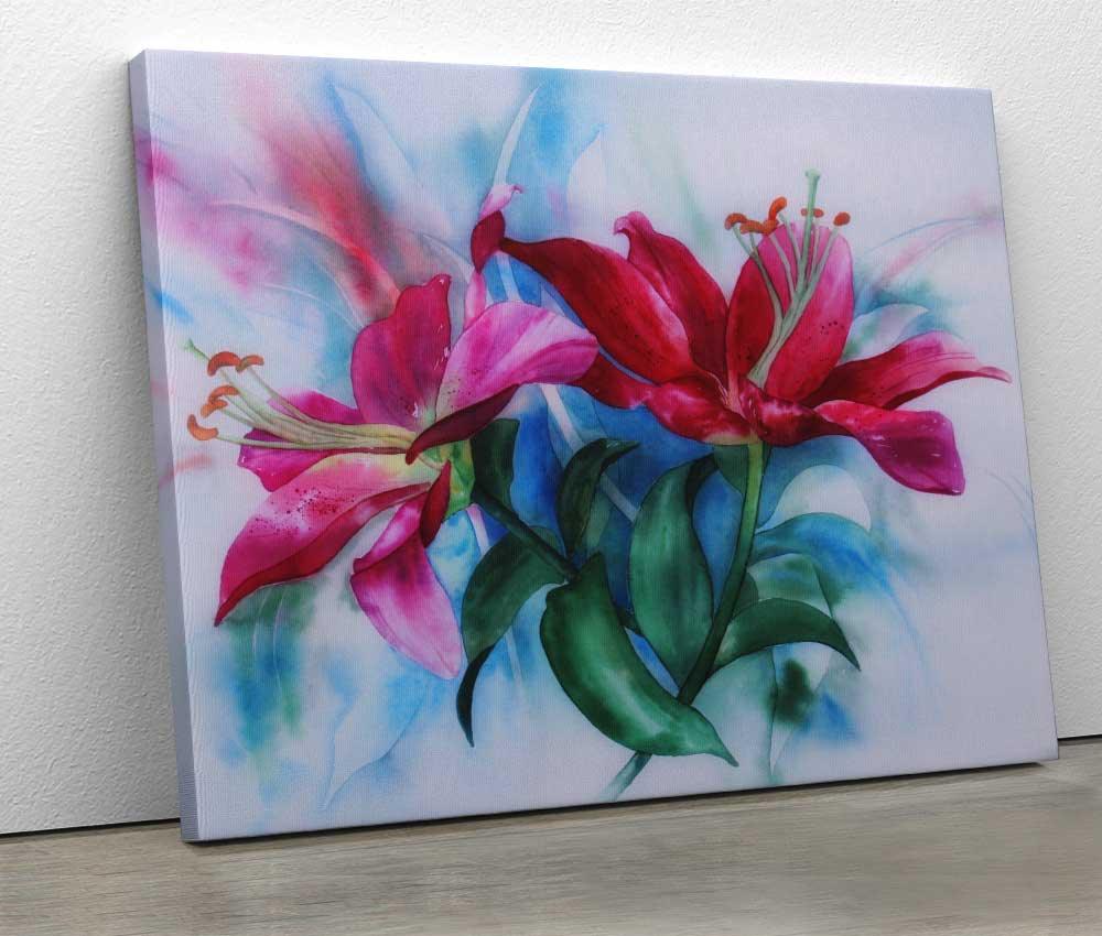 Tablou "Watercolor Lilies" - www.xtraromania.com