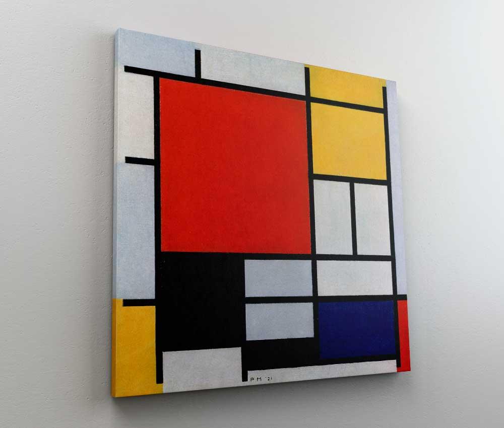 Piet Mondrian - Composition with Red, Blue, Yellow and Black - www.xtraromania.com