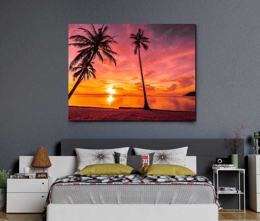 Tablou "Tropical Sunset" - www.xtraromania.com