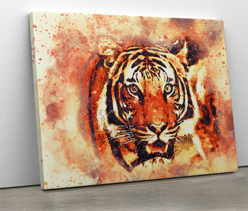 Tablou "Watercolor Tiger" - www.xtraromania.com