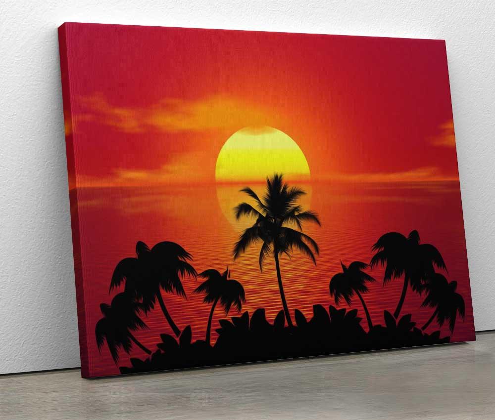 Tablou "Tropical Sunset 2" - www.xtraromania.com