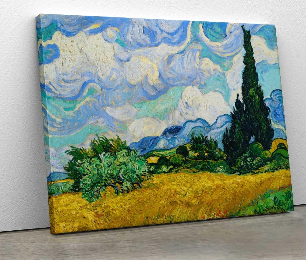 Vincent Van Gogh - Wheat Field with Cypresses - www.xtraromania.com