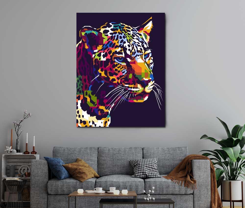 Tablou "Pop Art Leopard" - www.xtraromania.com