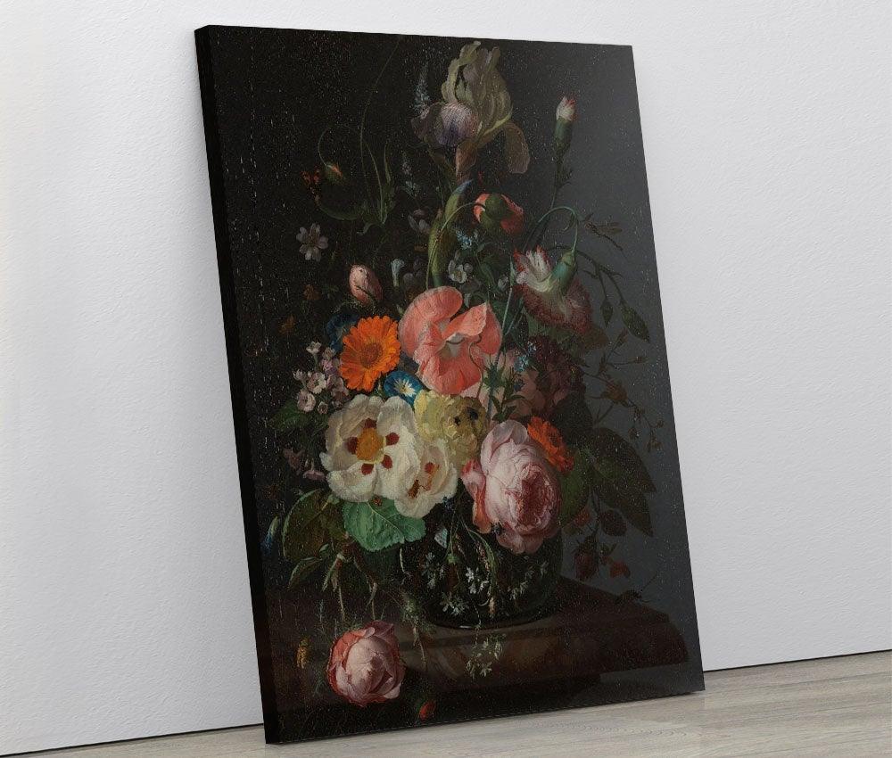 Rachel Ruysch - Still Life with Flowers on a Marble Tabletop - www.xtraromania.com