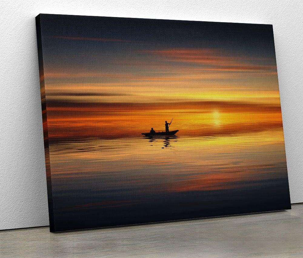 Tablou "Fishing at Sunrise" - www.xtraromania.com