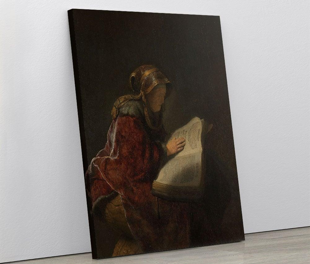 Rembrandt van Rijn - Old Woman Reading - www.xtraromania.com