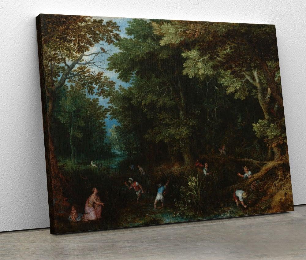 Jan Brueghel - Latona and the Lycian Peasants - www.xtraromania.com