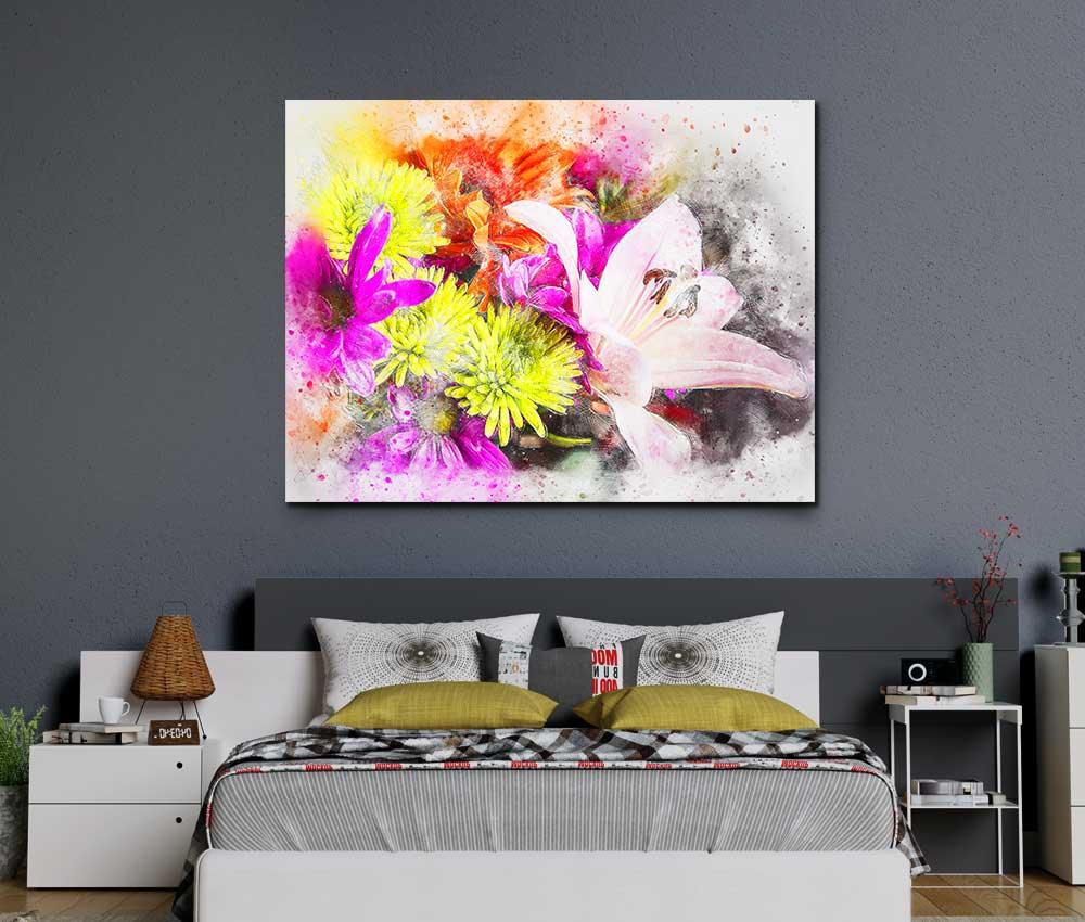 Tablou "Watercolor Bouquet" - www.xtraromania.com