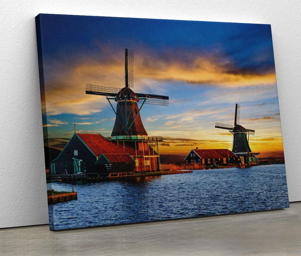 Tablou "Netherlands Windmills" - www.xtraromania.com