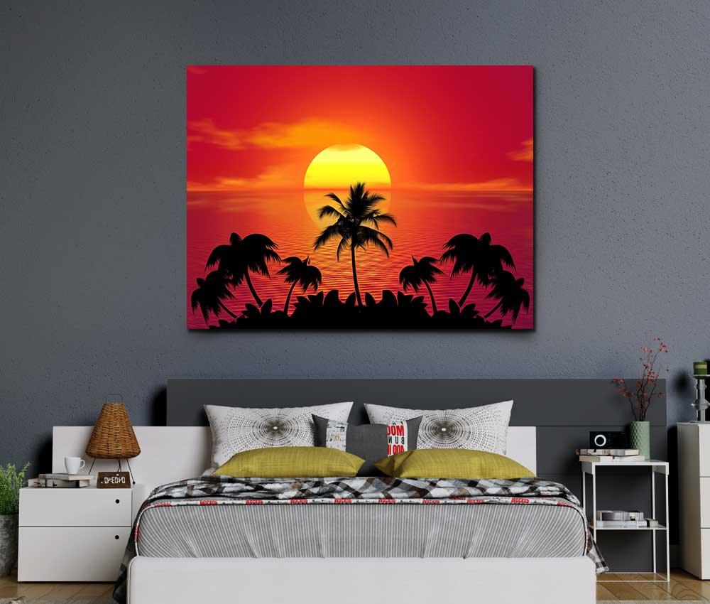 Tablou "Tropical Sunset 2" - www.xtraromania.com