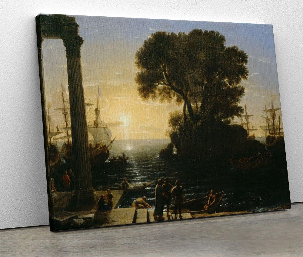 Claude Lorrain - Coastal Scene with the Embarkation of Saint Paul - www.xtraromania.com