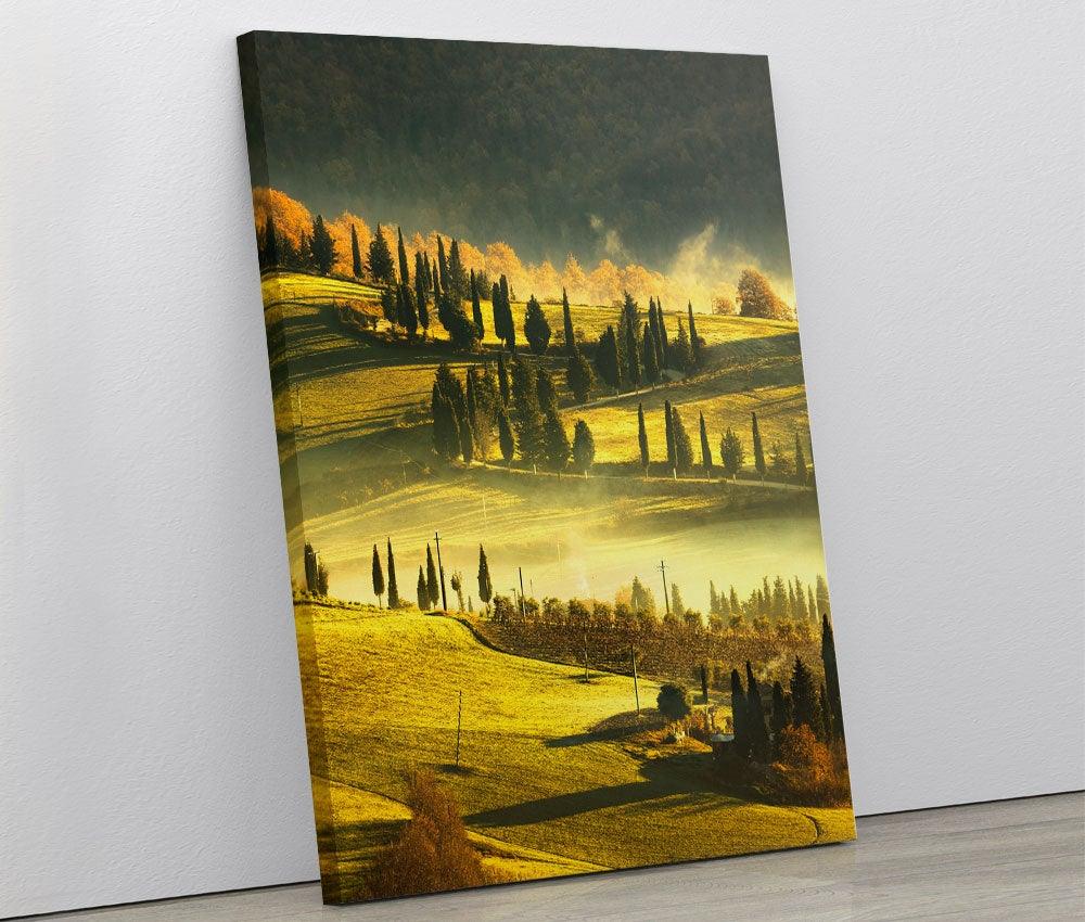 Tablou "Tuscany Sunrise" - www.xtraromania.com