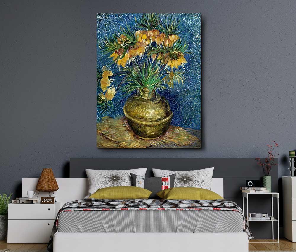 Vincent van Gogh - Imperial Fritillaries in a Copper Vase - www.xtraromania.com