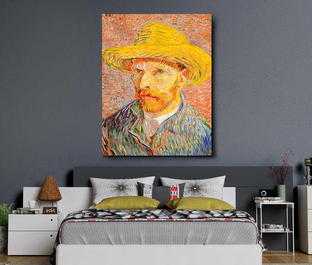 Vincent Van Gogh - Self-Portrait with a Straw Hat - www.xtraromania.com