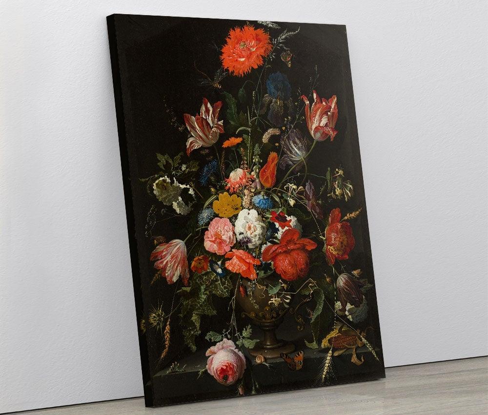 Abraham Mignon - Flowers in a Metal Vase - www.xtraromania.com