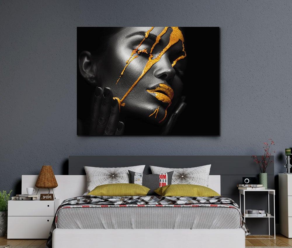 Tablou "Neon Gold" - www.xtraromania.com