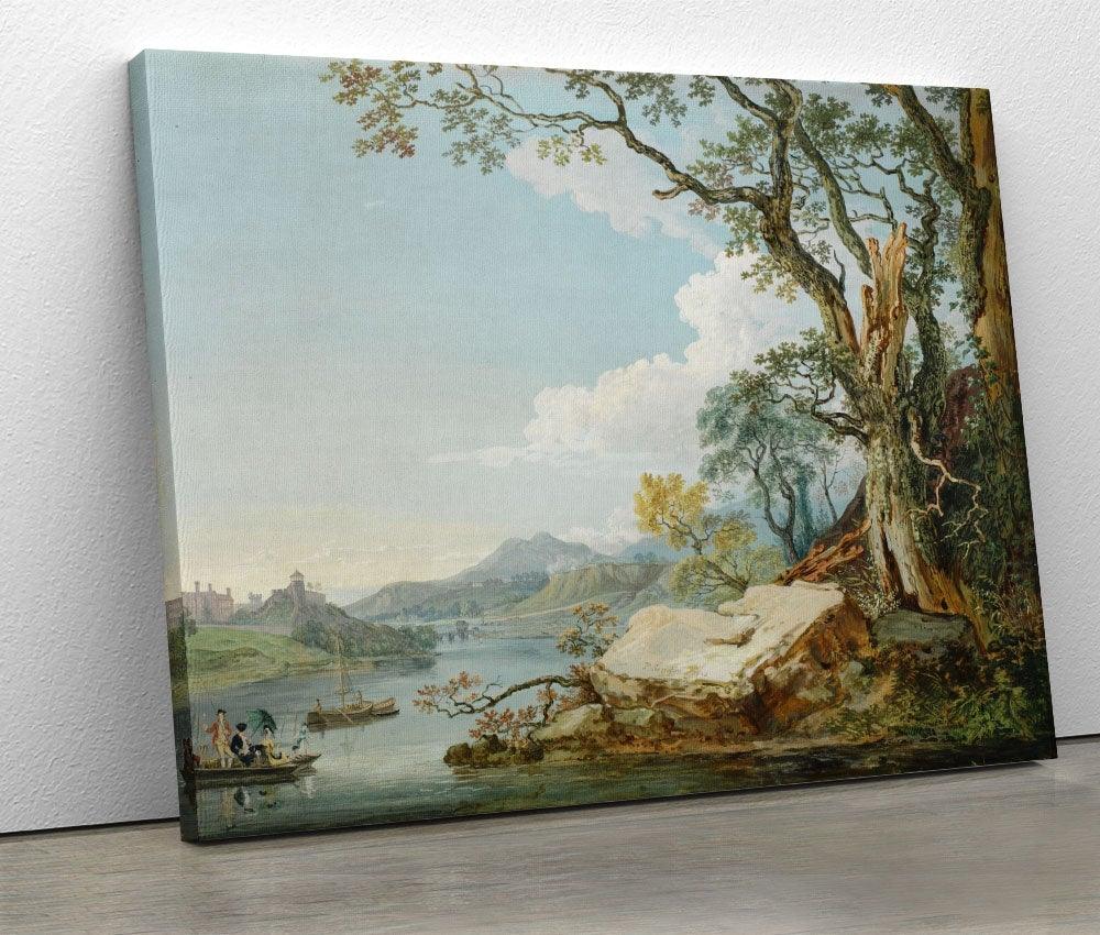 Paul Sandby - The River Severn at Shrewsbury - www.xtraromania.com