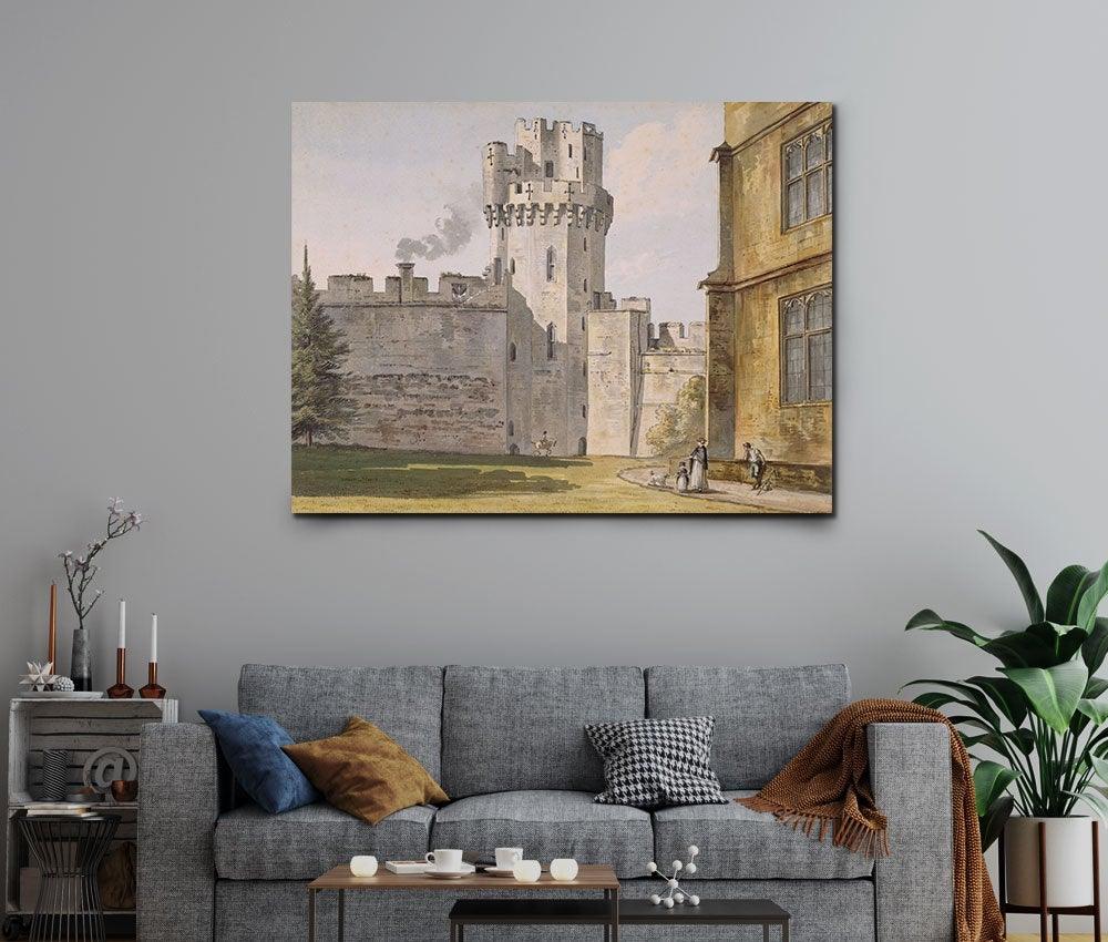 Paul Sandby - Warwick Castle-Caesar's Tower - www.xtraromania.com