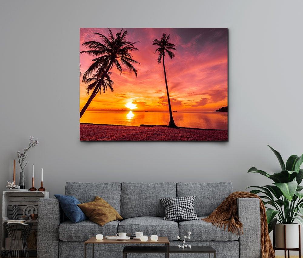 Tablou "Tropical Sunset" - www.xtraromania.com