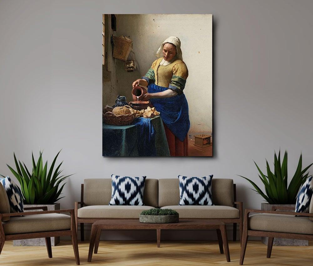 Johannes Vermeer - The Milkmaid - www.xtraromania.com