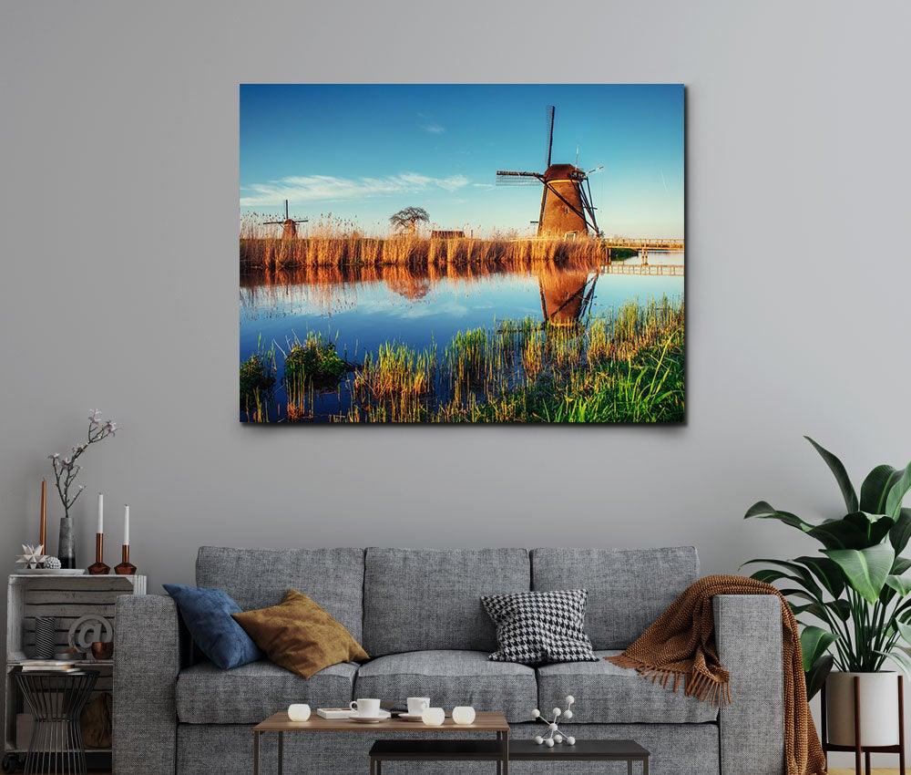 Tablou "Netherlands Windmills 2" - www.xtraromania.com