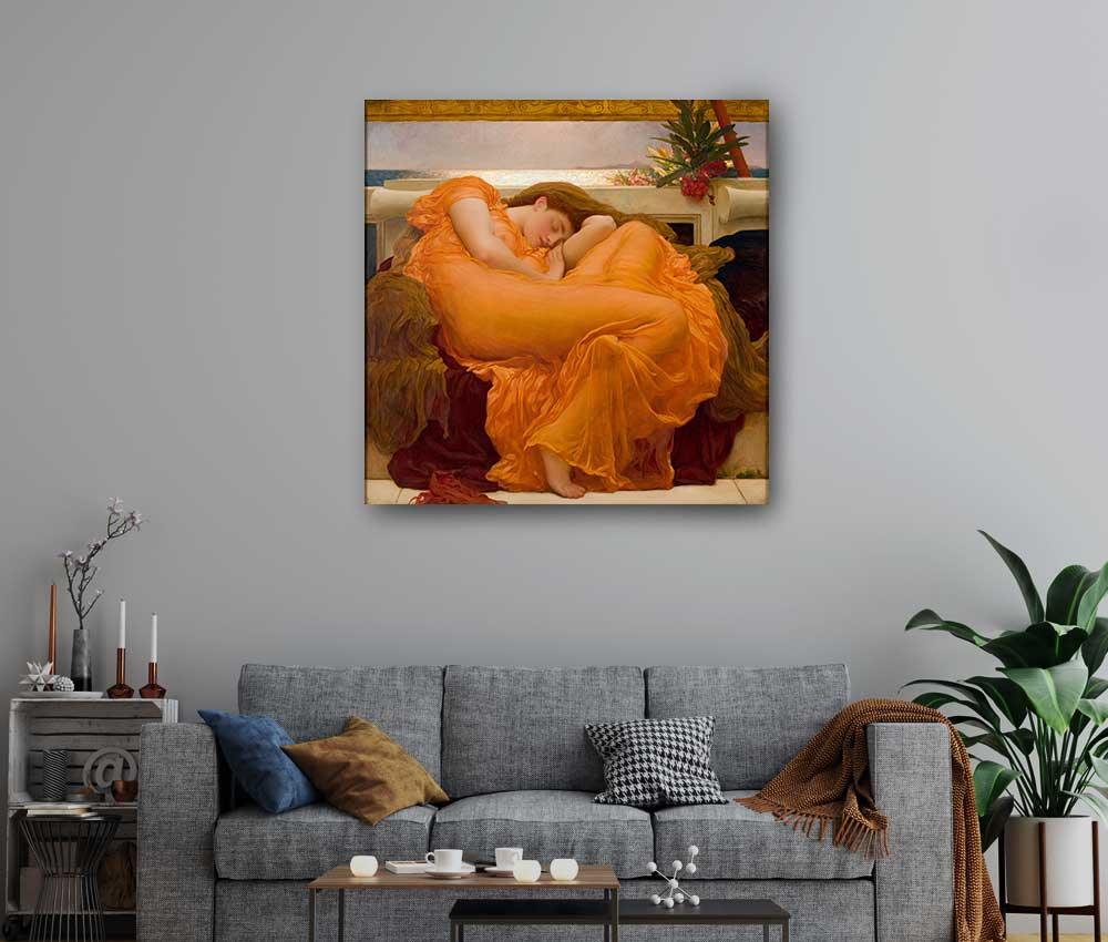 Sir Frederic Leighton - Flaming June - www.xtraromania.com