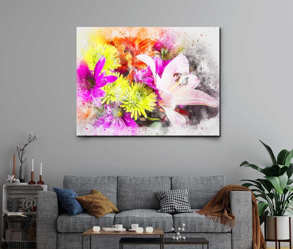 Tablou "Watercolor Bouquet" - www.xtraromania.com