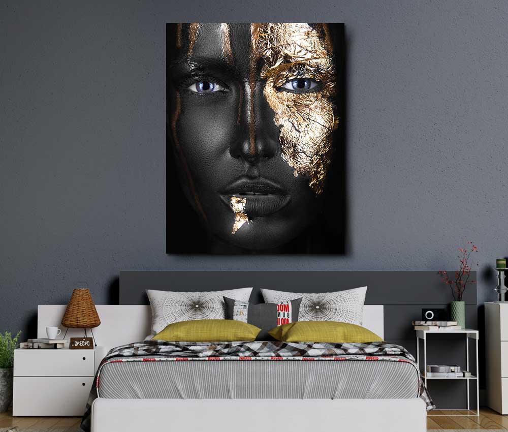 Tablou "Gold Mask" - www.xtraromania.com