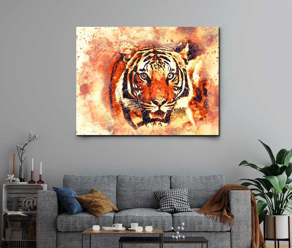 Tablou "Watercolor Tiger" - www.xtraromania.com