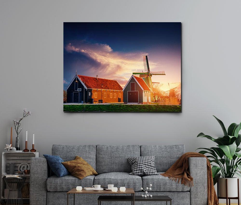 Tablou "Netherlands Windmills 3" - www.xtraromania.com